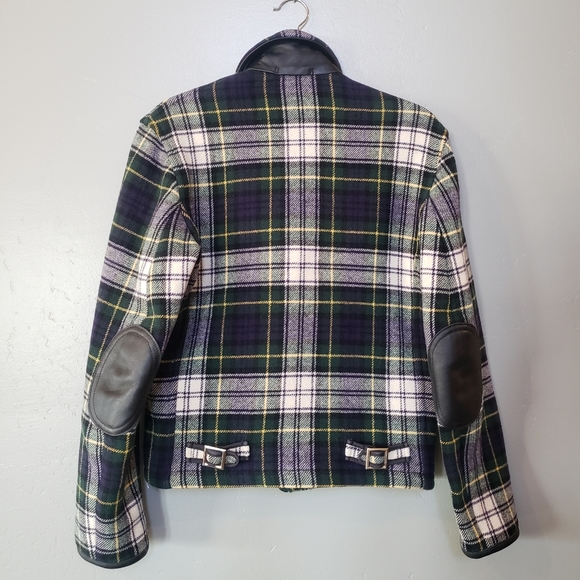 Gloverall Wool Plaid Tartan Coat - Picture 3 of 14